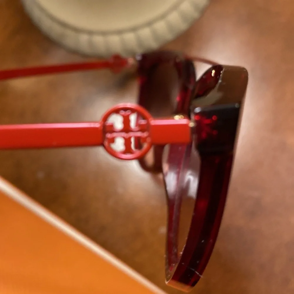 Tory Burch “Cranberry” sunglasses - New with case and dust bag.